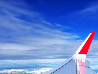 aeroplane view from window