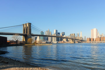 Fototapeta na wymiar Brooklyn Bridge - NYC