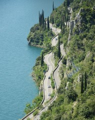 Garda lake west coast, Italy