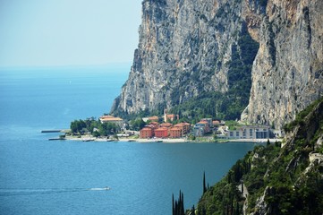 Garda lake west coast, Italy