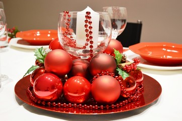 Cristhmas table in Italy