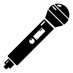 Microphone icon , simple style