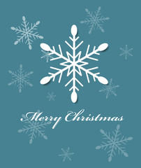 Christmas Snowflake Background