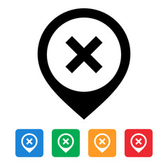 Fototapeta premium location icon