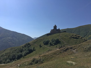 Монастырь Гергети. Грузия.