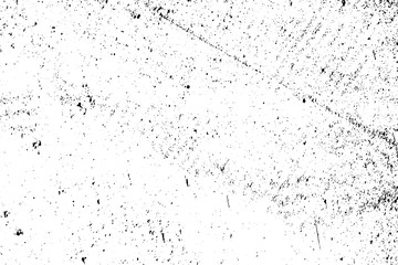 Distressed halftone grunge black and white vector texture -texture of old wall background for creation abstract vintage effect with noise and grain