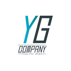 Initial Letter YG Design Logo Template