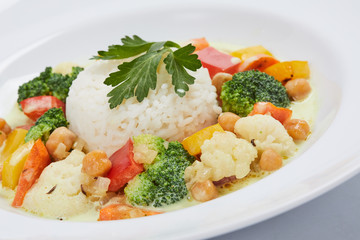 rice with vegetables