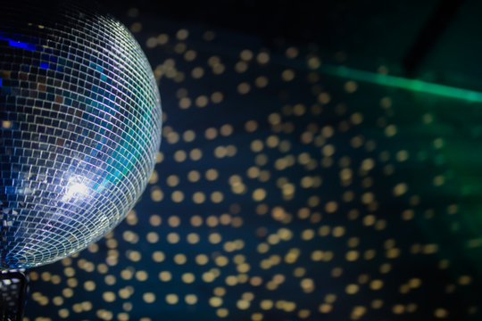 Disco ball with reflections