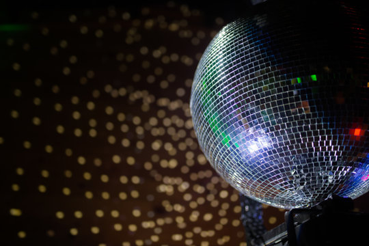 Disco ball with reflections