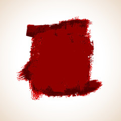 Grunge Stroke Banner Vector