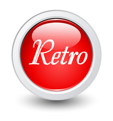 Retro Button Vector