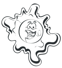 Cartoon Ameba Vector