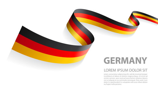 Vector Banner with Germany Flag colors