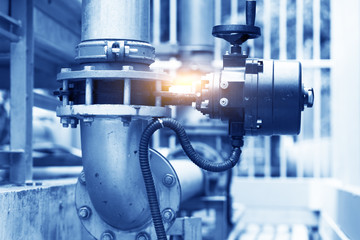 Water Pipeline in Water Treatment Plant