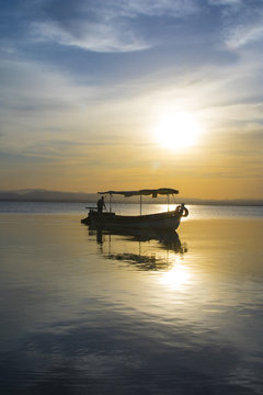 Atardecer en la Albufera de Valencia