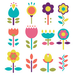 Flowers set