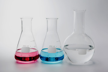 Science and medical glassware and test tube, Chemical laboratory