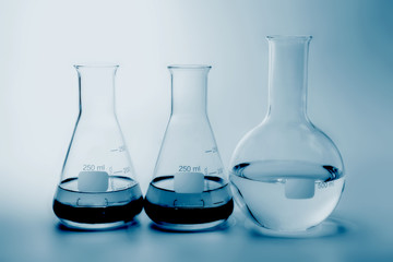 Science and medical glassware and test tube, Chemical laboratory