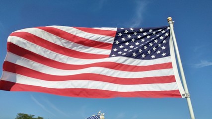 Fototapeta premium flag of united states, patriotic 4th of july independence symbols usa