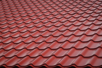 Construction of the roof of the house.
