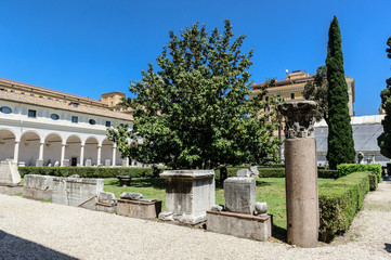 Obraz premium Teme di Diocleziano, Rome, Lazio, Italy, Europe