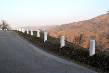 Road in the hills