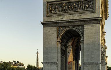 Obraz premium Parigi Arco di Trionfo