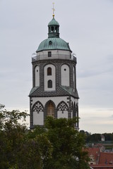 Fototapeta na wymiar Turm der Frauenkirche in Meissen
