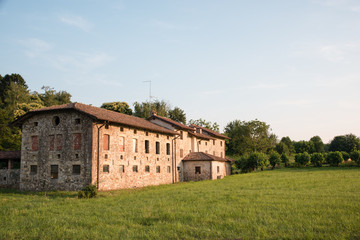 Rural houses of Friuli hills