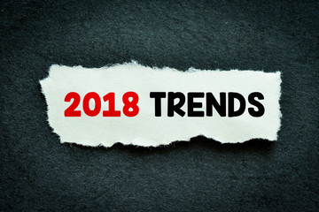 2018 trends