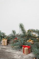 Happy new year and Merry Christmas. Background