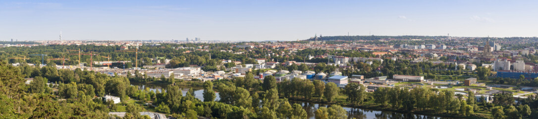 Fototapeta na wymiar Prague view panorama.