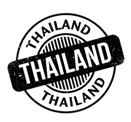 Thailand rubber stamp. Grunge design with dust scratches. Effects can be easily removed for a clean, crisp look. Color is easily changed.