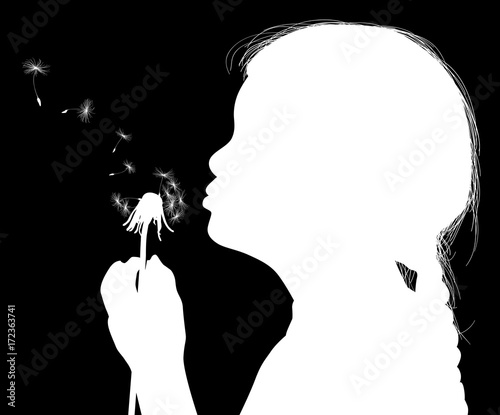 Free Free Child Blowing Dandelion Svg 179 SVG PNG EPS DXF File