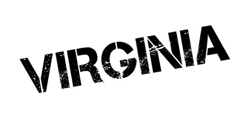 Virginia rubber stamp. Grunge design with dust scratches. Effects can be easily removed for a clean, crisp look. Color is easily changed.