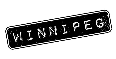 Winnipeg rubber stamp. Grunge design with dust scratches. Effects can be easily removed for a clean, crisp look. Color is easily changed.