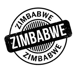 Zimbabwe rubber stamp. Grunge design with dust scratches. Effects can be easily removed for a clean, crisp look. Color is easily changed.