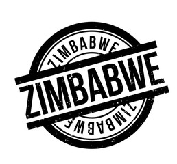 Zimbabwe rubber stamp. Grunge design with dust scratches. Effects can be easily removed for a clean, crisp look. Color is easily changed.