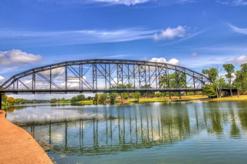 The Brazos River in Waco Texas