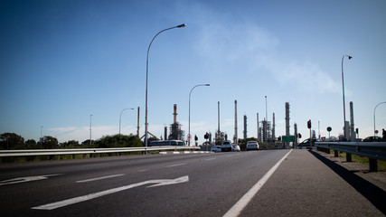 Fototapeta na wymiar Petrol Refinery 