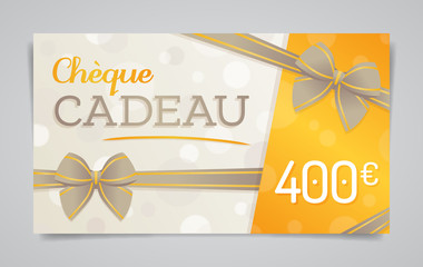 Chèque Cadeau - 400 euros