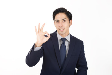 笑顔のビジネスマン