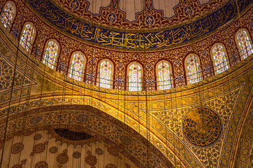 Blue mosque in Sultanahmet, Istanbul, Turkey