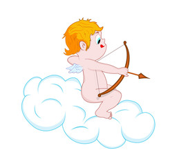 Cute Cupid Aiming