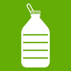 Obraz premium Large bottle of water icon green