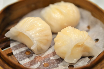 Shrimp dumplings, Dim Sum in china