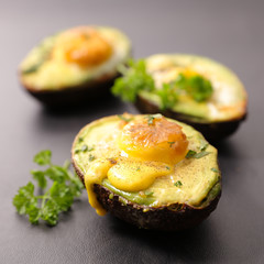 avocado and egg