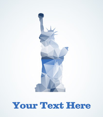 Statue of Liberty Vector Shape