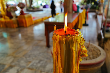 Naklejka premium light the candle